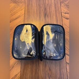 MYKITCO My Mini Twin Canvas Pouch in Black.